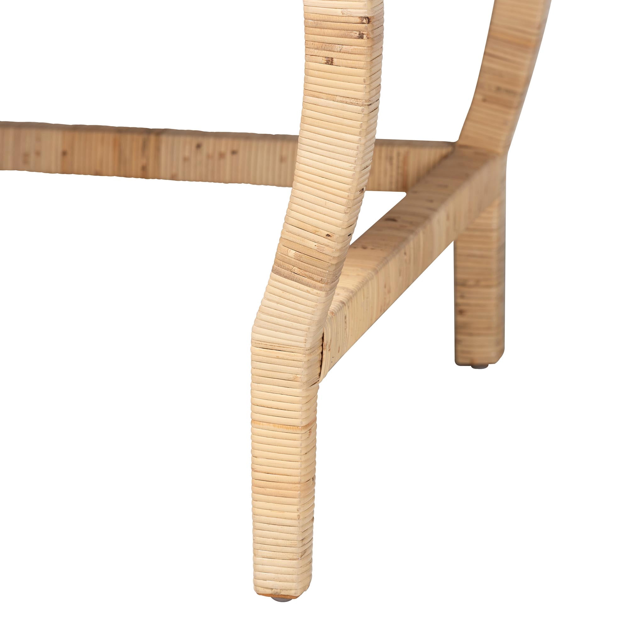 bali & pari Dalida Boho Desk, 2-Drawer, Natural