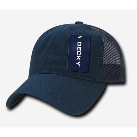 Decky 120-NVY Casquettes de Camionneur Décontractées -Navy