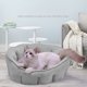 thumbnail image 4 of Cojín Redondo Para Mascotas, Cama Para Gatos Y Perros Pequeños, Cama Cálida De Invierno, Suministros Para Mascotas Lavables A Máquina, Cama Para Gatitos, Parte Inferior Antideslizante matsuzay PT002261-00, 4 of 6
