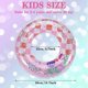 thumbnail image 4 of Swimming Ring Floating Ring Inflatable Ring Swimming Pool Ring Pink Durable Rubber Rings For 2-5 Kids Girls Summer Pool Party(M), 4 of 4