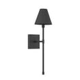 thumbnail image 2 of Matte Black One Light Wall Sconce from the Jefferson Collection, 2 of 5