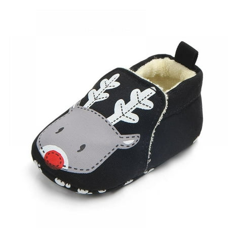 

Newborn Infant Baby Boys Girls House Slipper Cute Cartoon Slipper Soft Non Skid Sole Slip On House Animal Indoor Sock Shoes Crib Moccasins for New Walkers