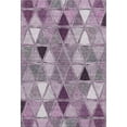 thumbnail image 2 of Addison Rugs Mayfield Washable Transitional Geometric Merlot Rectangle Rug, 8' x 10', 2 of 6