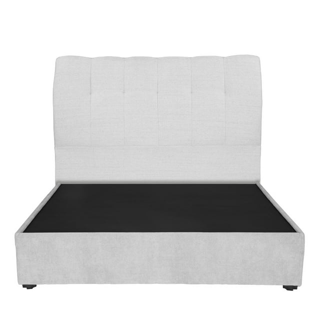Box Base Cama Individual + Cabecera Nube Gris claro