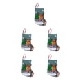thumbnail image 2 of Toystoory Calcetín navideño individual para colgar en la ventana, bolsa de regalo para fiestas, atmósferas festivas, adorno elegante, Type2 NO2, 2 of 6