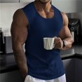 thumbnail image 4 of Chaleco de gimnasio de secado rápido para hombre, ropa de culturismo, camiseta sin mangas de entrenamiento, chaleco de Fitness de verano, 4 of 4