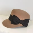 thumbnail image 4 of Minnieouse Sombrero de invierno para mujer, gorra decorativa con lazo para mantener el calor, accesorio para la cabeza y cálido a la moda, para Sombreros Marrón claro Minnieouse AP013091-03, 4 of 6