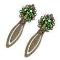 thumbnail image 2 of St. Patrick's Day Vintage Copper-Colored Lace Bookmarks - Set of 2 Stainless Steel Reading Accessories for Book Lovers and Readers, 2 of 5