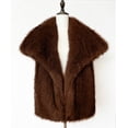 thumbnail image 6 of LWFFDAW Women's Faux Fur Vest Wide Collar Sleeveless Plush Jacket Fall Winter Warm Loose Outerwear with Pockets, 6 of 6