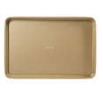 thumbnail image 4 of Open Box Martha Stewart Everyday 5-Piece Nonstick Carbon Steel Bakeware Set, Oven Safe, Champagne, 4 of 11