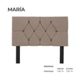 thumbnail image 2 of Cabecera María Sansa  Individual color Beige, 2 of 2