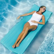 California Sun Deluxe 1.5" Thick Oversized Unsinkable Ridged Foam Pool Float - Aquamarine