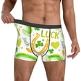thumbnail image 2 of Kdxio Men's Boxer Briefs with St Patrick's Day1 Print - Comfortable and Breathable Underwear for Everyday Wear, 2 of 7