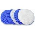 thumbnail image 2 of 9 to 10 Inch Car Polisher Pad Bonnet, 15Pcs Car Polishing Bonnet Buffing Pads, 10*Microfiber+5*Woollen, 2 of 14