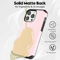thumbnail image 6 of for iPhone 15 Pro Max Case Slim Thin Rugged, Protective Silicone 15 Pro Max Phone Case for Men Women, Heavy Duty Hard Shell Plastic & Rubber Plain Shockproof Cover, Light Pink, 6 of 7