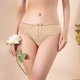 thumbnail image 3 of Gibobby Panty Microfibra con Encaje Calzoncillos mujer Bragas cintura Bragas encaje malla sexy transpirable para niñas（Beige， XL), 3 of 5