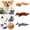 Brown, variant on Xingjin Squeaky Plush Dog Toy, No Stuffing Crinkle Chew Fox for Small Medium Large Breeds, Interactive Puppy Teething Plaything, 1 Count,Brown