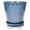 Blue, variant on BUYMAX 10 inch Ceramic Planter with Saucer, White Flower Pot for Indoor Outdoor Plants, 1-Pack