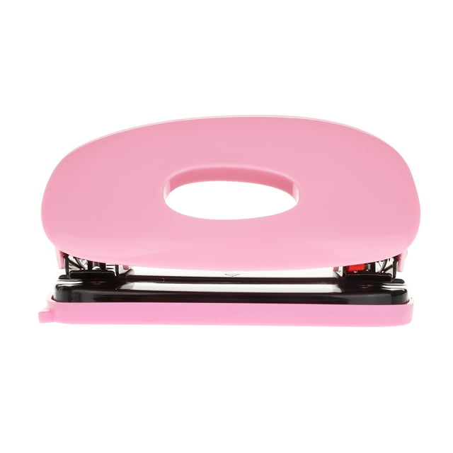 KW-triO Portable 2 Hole Punch Handheld Metal Hole Puncher 10 Sheet Capacity 6mm Aperture Paper