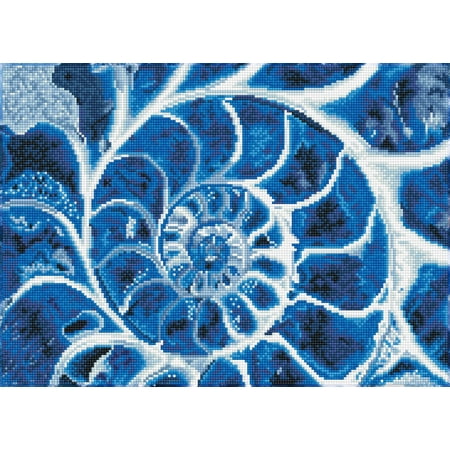 UPC: 4895225915170 | DIAMOND DOTZ® Blue Nautilus Diamond Painting Kit