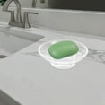 thumbnail image 5 of GUIYONG Frosted Glass Soap Dish Round Bathroom Replacement Soap Holder For Bathroom Vanities Countertops And Kitchen Sinks, 5 of 6