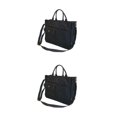 thumbnail image 4 of Style With Trendy And Spacious Tote Bag Fashionable And Versatile Messenger Bag black 2Set, 4 of 6