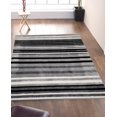 thumbnail image 3 of 7x10Ft Area Rug, Modern Living Room Non Slip Rug with Line Pattern, Washable Rug for Bedroom Dining Room Kitchen Office, Grey, 3 of 7