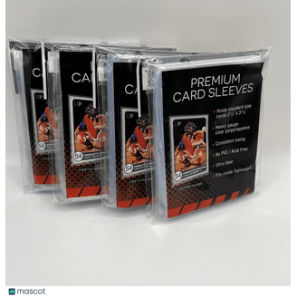 premium card sleeves Ultra Pro, Card Sleeves, 100 Sleeves, Clear PVC sleeves ensure long Ultra Pro sleeves - Platinum
