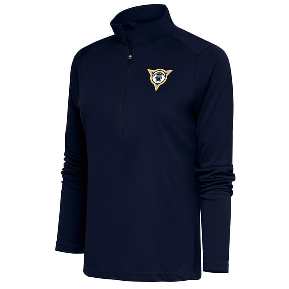 Women's Antigua Navy Fort Wayne Mad Ants Tribute Half-Zip Pullover Top