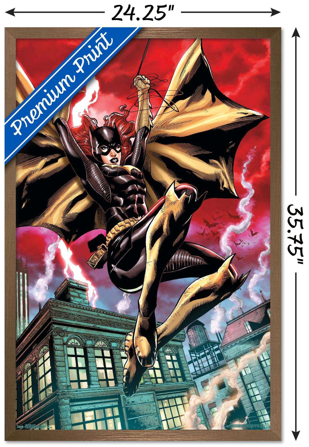 DC Comics - Batgirl - Action Wall Poster, 22.375" x 34", Framed