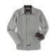 thumbnail image 1 of English Laundry Camisa a cuadros de manga larga con botones para hombre, negro, grande English laundry Botones al frente, 1 of 1