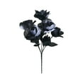 thumbnail image 2 of JMQLZ Gothic Black Rose Bouquet - Artificial Halloween Floral Arrangement for Spooky Home Decor, 2 of 6