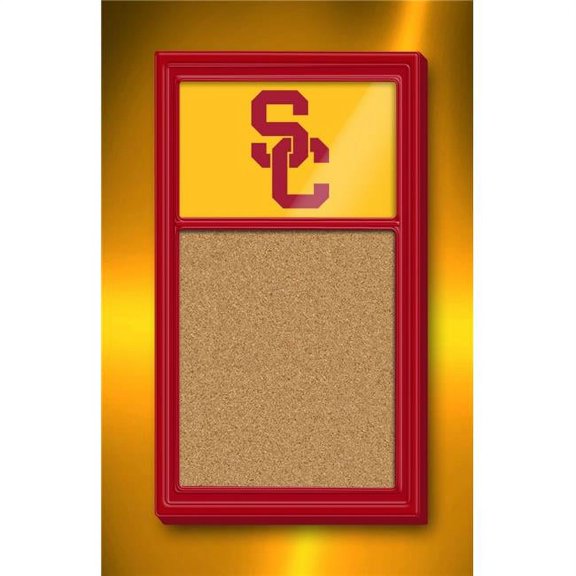 Grimm Industries US-640-02 Team Board Corkboard - US Primary Logo, Cardinal & Gold