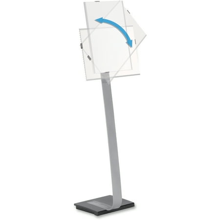 - DURABLE, DBL481523, Info Sign Floor Stand, 1 Each, Gray,Black