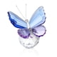 thumbnail image 2 of Pisapapeles de mariposa Injueey cristal azul y púrpura decoración del hogar, 2 of 6