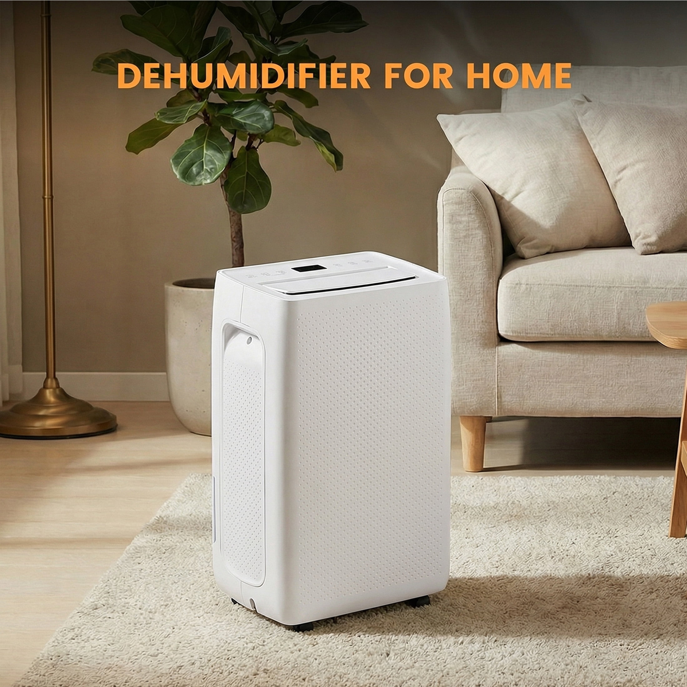 SHOUFTW 30 Pint Dehumidifier for Basement, Large Room & Home, 70 oz Water Tank, Auto Drain, Auto Shut-Off, Smart Humidity Control, Quiet Portable Dehumidifier