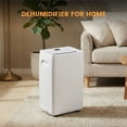 thumbnail image 4 of SHOUFTW 30 Pint Dehumidifier for Basement, Large Room & Home, 70 oz Water Tank, Built-in Pump, Auto Drain, Auto Shut-Off, Smart Humidity Control, Quiet Portable Dehumidifier, 4 of 10