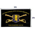thumbnail image 4 of 1st Squadron, 6th Cavalry Regiment The Fighting Sixth 1st Infantry Division US Army Flag 3x5Feet Outdoor Indoor Decoration Flag with Brass Grommets, 4 of 5