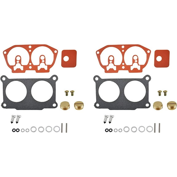 PET-U 2 - Pack Carb Carburetor Rebuild Kit Replacement for Yamaha Outboard V4 V6 115 130 150 175 200 225 HP