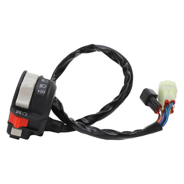 Conjunto de interruptor de manillar, interruptor de manillar izquierdo de ATV Interruptor de manillar de ATV Interruptor de faro de manillar fiel a su promesa Jadeshay A