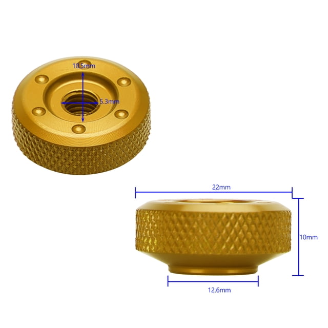Gold Chain Adjustment Nuts For Honda CT125 Monkey/DAX/Gorilla 125/Grom/MSX125