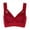red, variant on Women'S Lace Bra Seamless Thin Cup Floral Lace Bra Plus Size Back Smooth Push Up Bra Full Cup Sexy Lace Bra
