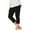 Black, variant on ZACPNCV Capri Leggings for Girls 3/4 Length High Waisted Yoga Pants Elastic Comfy Summer Travel Casual Cropped Solid Capris Black 2-3 Years