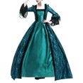 thumbnail image 3 of SCSAlgin Victorian Dress for Women 1800S Medieval Renaissance Dresses Corset Flare Sleeve Dress Cocktail Party Ball Gown, 3 of 6