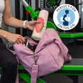 thumbnail image 5 of Strawberry Plants Fruit Light Pink Pattern Hot Yoga Mat Towel Non Slip for Hot Yoga - Quick-Drying Yoga Mat Cover with 4 Corner Pockets with Travel Bag - Hot Yoga Towel Non Slip 70"x26", 5 of 6