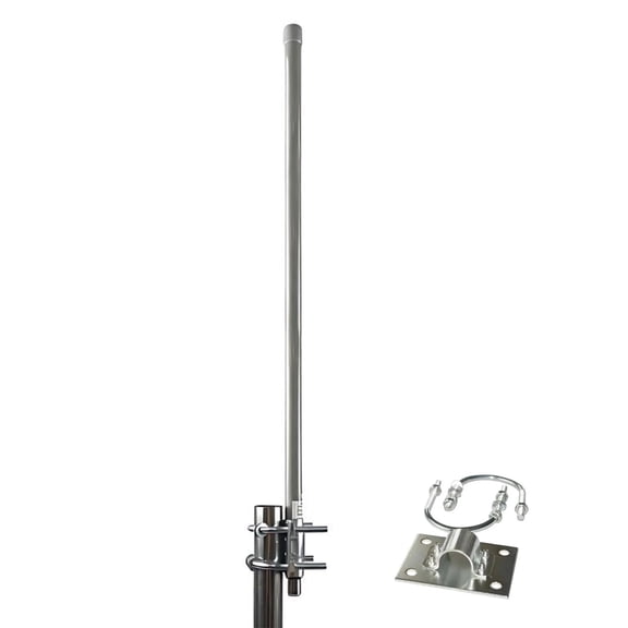 1.1m 1090MHz/978MHz ADS-B Omni-Directional Antenna, Dual-Band Fiberglass Aviation Receiver Antenna with SMA Connector for FlightRadar24, RadarBox FlightStick & ISM Applications