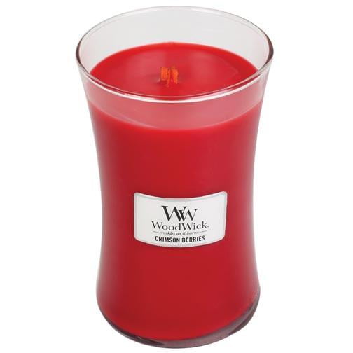 WoodWick® Large Hourglass Candle, Crimson Berries