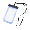 thumbnail image 2 of 2 Pack Waterproof Cell Phone Pouch, Water Proof Dry Bag Case with Neck Lanyard - Underwater Universal Clear Cellphone Holder Large Protector for iPhone Samsung Galaxy for Beach Pool Swimming, 2 of 5