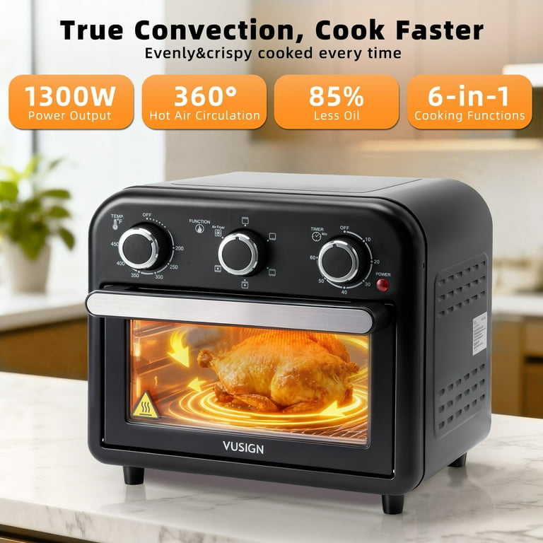 0209-251 Easy Fryer ツインズ UT-EF1300 Air Fryer with 2 Baskets, 8 QT Dual Basket AirFryer with Clear