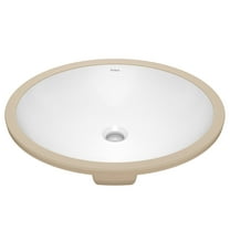 Kraus Kcu-272 Elavo 19-1/4" Oval Vitreous China Undermount Bathroom Sink - White